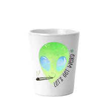 Load image into Gallery viewer, Alien, Shot Glasses, Stoner Gifts, 21st Birthday Gift, Best Friend Birthday Gifts,
