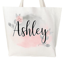 Load image into Gallery viewer, Personalized Tote Bag, Reusable Grocery Bag, New Mom Gift, Mom Birthday Gift,
