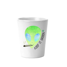 Load image into Gallery viewer, Alien, Shot Glasses, Stoner Gifts, 21st Birthday Gift, Best Friend Birthday Gifts,
