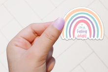 Load image into Gallery viewer, Rainbow Stickers, Adult Stickers, Best Friend Birthday Gifts,
