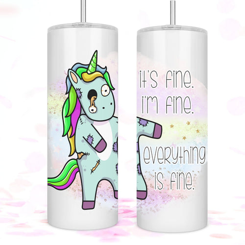 Unicorn, Zombie, Tumbler with Straw, Quotes About Life, Best Friend Gifts, New Mom Gift, Mothers Day Gift,