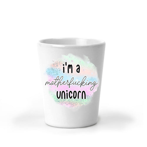 Funny Unicorn, Shot Glass, Unicorn Gift, Adult Gifts, Gag Gift, White Elephant Gift, Best Friend Gift, 21st Birthday Gift, Christmas Gift